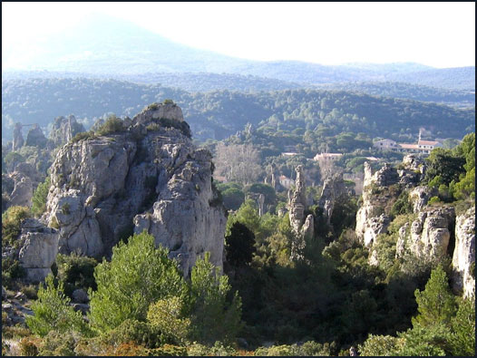 Vue du cirque de Mourèze